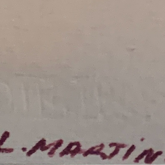 Inuit Art litho of two Muskox, signed, 24x36 inches - Picture 7 of 9